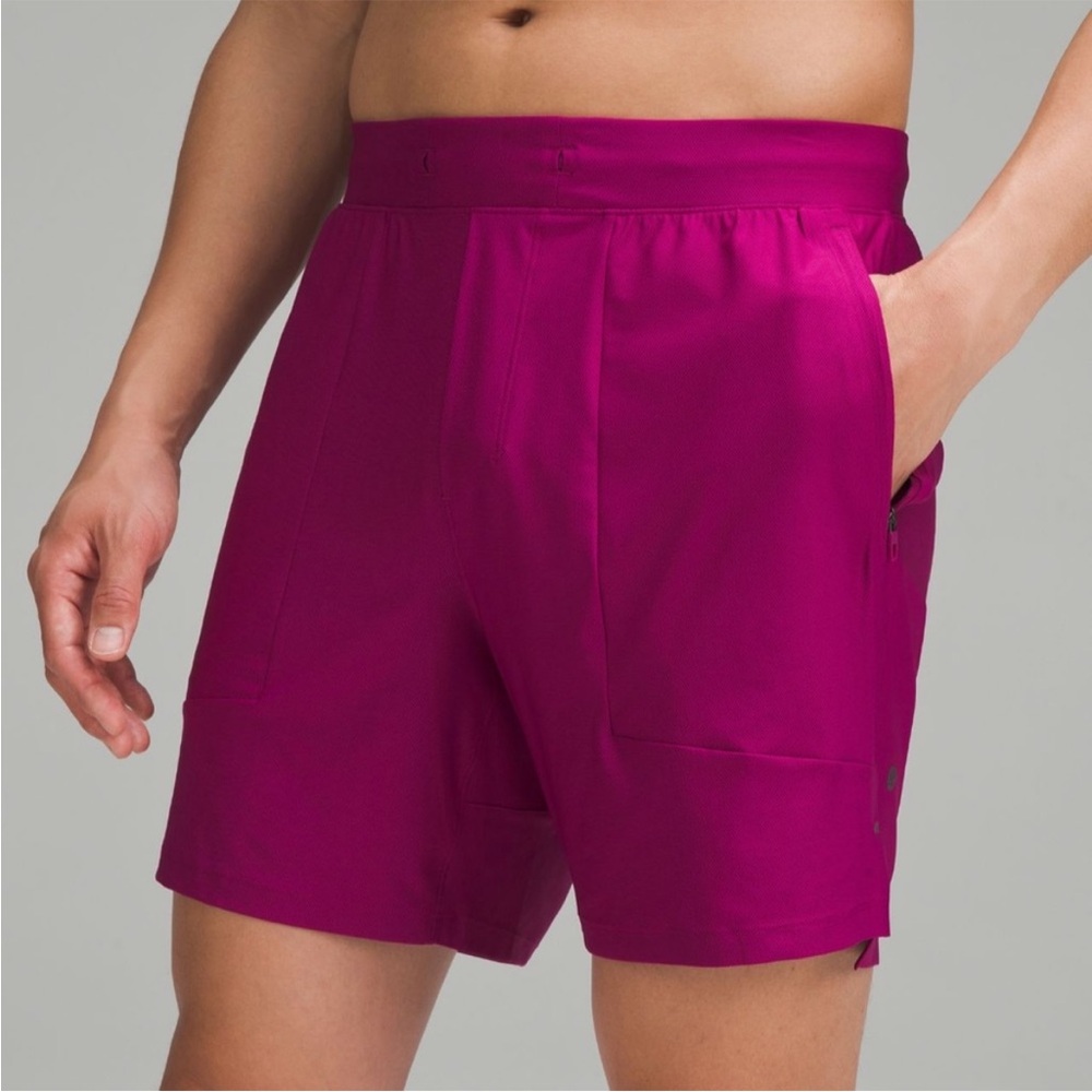 lululemon athletica Men's Athletic Shorts in Magenta